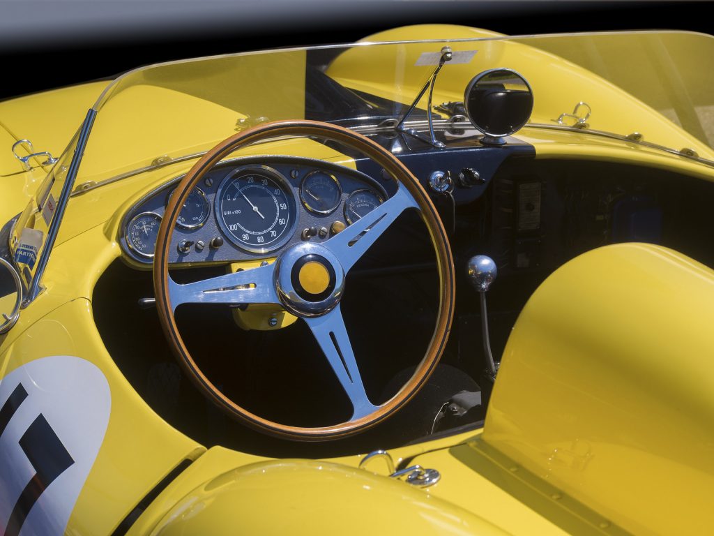 Yellow race car