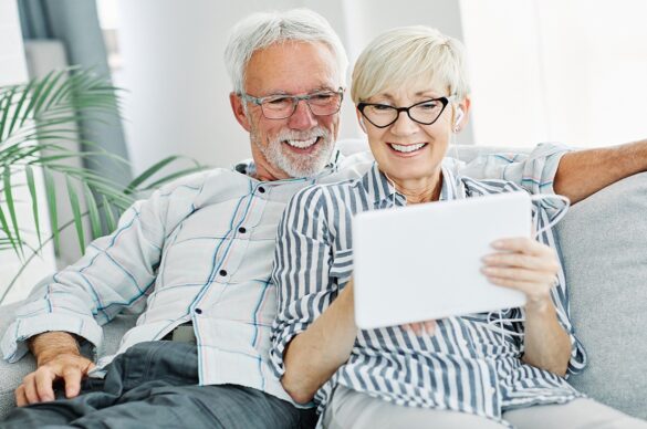 Senior Sitting on bed to discuss on Retirement Readiness